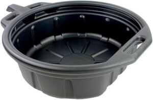 Capri Tools CP21024 Portable Oil Drain Pan, 2 Gallon, Black