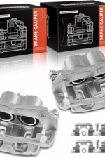 A-Premium Disc Brake Caliper Assembly with Bracket Compatible with Select Honda and Acura Models - CR-V 07-11, Odyssey 05-10, Accord Crosstour 10-11, RDX 07-12, Crosstour 12-15 - Front Side