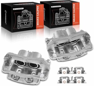 A-Premium Disc Brake Caliper Assembly with Bracket Compatible with Select Honda and Acura Models - CR-V 07-11, Odyssey 05-10, Accord Crosstour 10-11, RDX 07-12, Crosstour 12-15 - Front Side