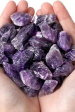 MAIBAOTA Natural Amethyst Raw Crystals Bulk Healing Crystal Stones 1" Raw Rough Gemstones Rocks for Tumbling Polishing Cutting Reiki Witch Quartz Crystals